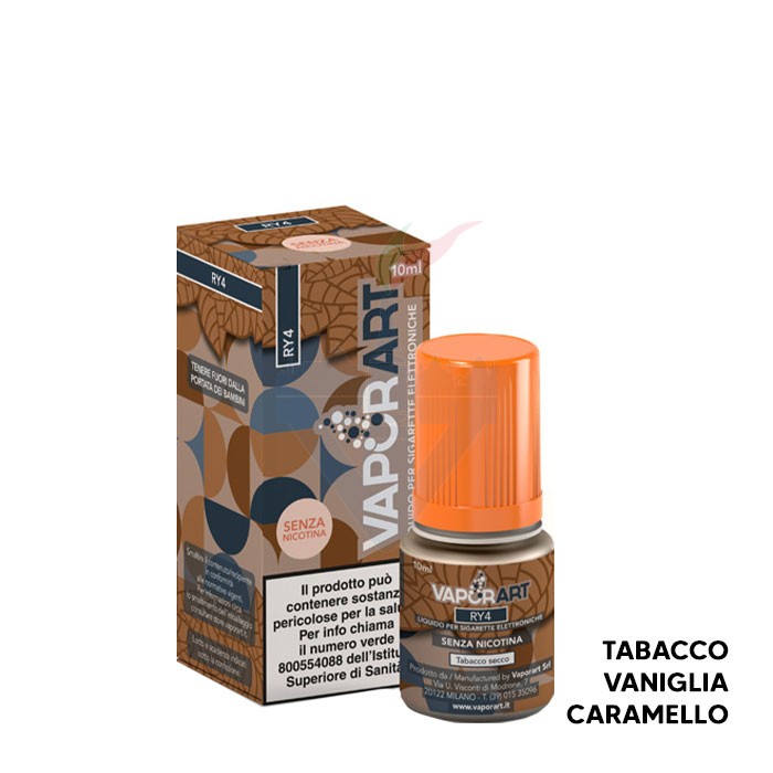 Tabacco Aromatico Distillati 10 ml Liquido Pronto Nicotina Vaporart