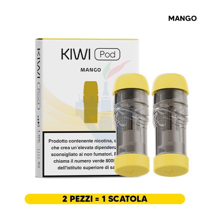 KIWI VAPOR - POD PRECARICATE 1,8ML KIWI 2 - MANGO 2 PZ - nicotina 20 mg/ml