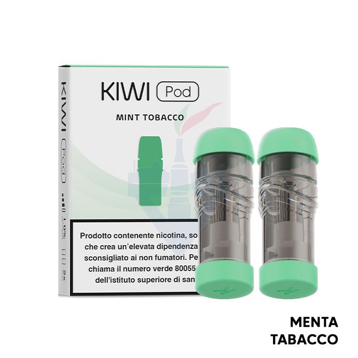 Mint Tobacco - Pod Precaricata Kiwi Pod - 2 Pezzi - Kiwi Vapor