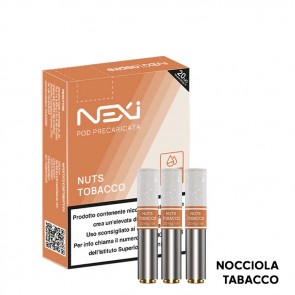 NUTS TOBACCO - Pod Precaricate Nexi - 3 Pezzi - Aspire
