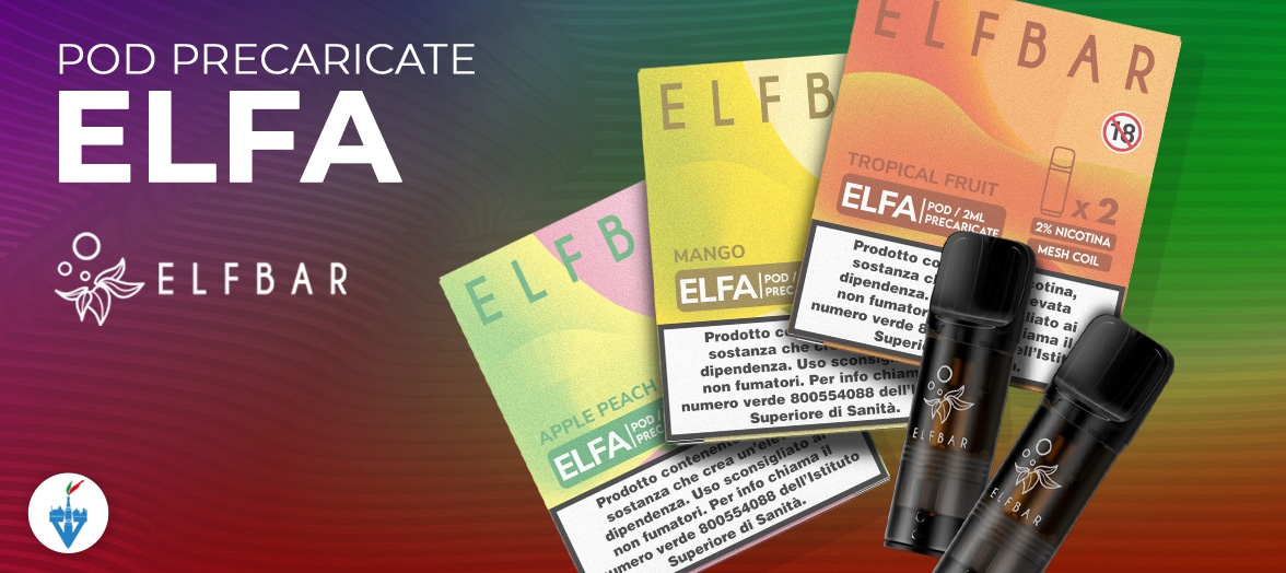 elfa pod precaricate - vapeitalia